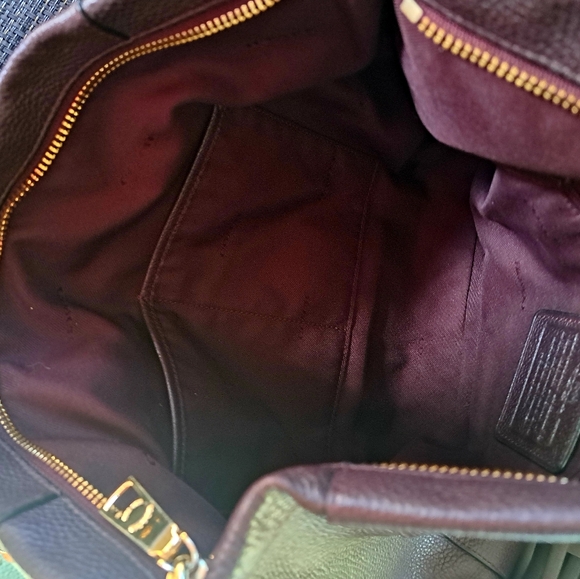 🎁 NEW COACH Scout Hobo Burgundy Oxblood Satchel/Shoulder/Crossbody Bag - Picture 16 of 16